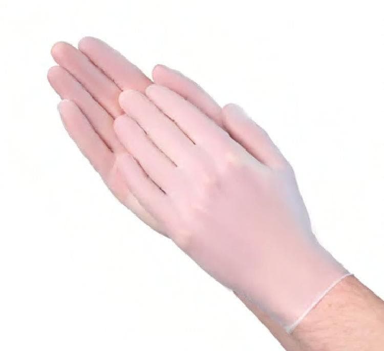 VGuard® Industrial Gloves Large (LG) Clear Vinyl Powder-Free 100 Count/Pack 10 Packs/Case 1000 Count/Case