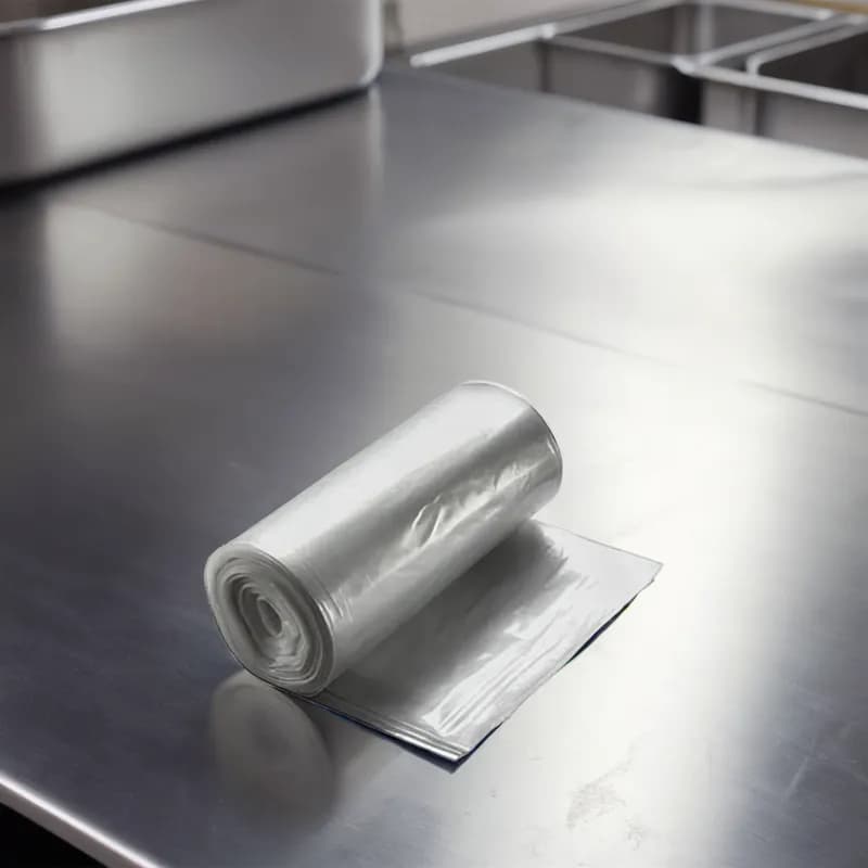 Victoria Bay Can Liner 38X58 IN 60 GAL Clear LLDPE 1.5MIL Roll 100/Case