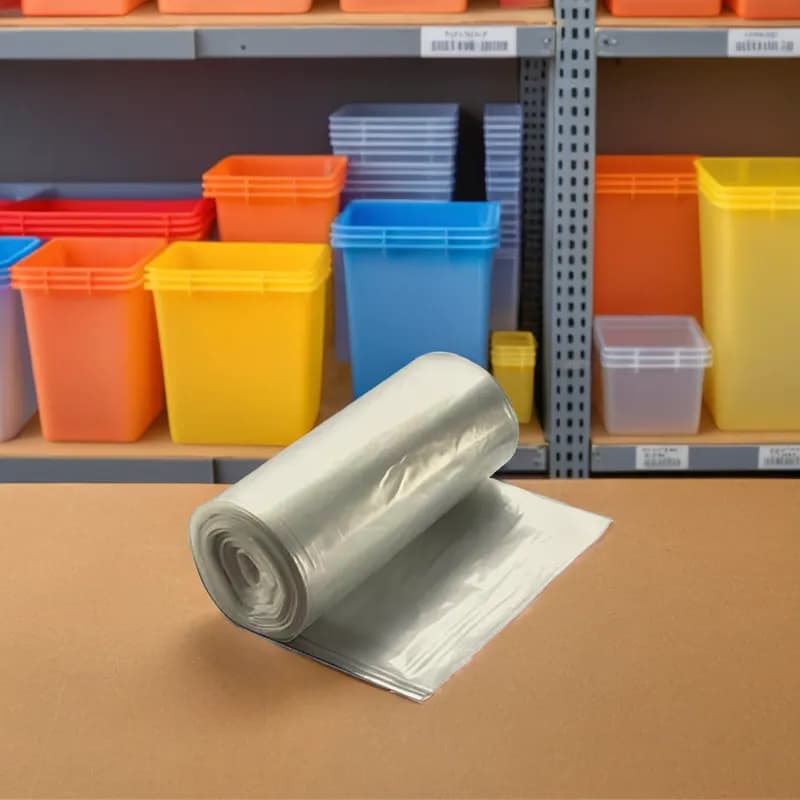 Victoria Bay Can Liner 40X46 IN 40-45 GAL Clear LLDPE 1.25MIL Roll 100/Case