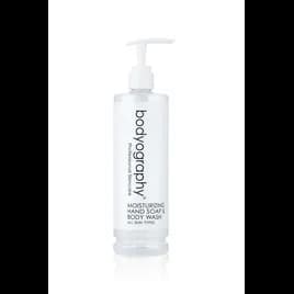 Bodyography®blanc Hand Soap & Body Wash 13.5 FLOZ Vanilla Sea Salt Vanilla Bourbon White Tea Ginger Moisturizing 20/Case