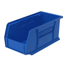 AkroBins Storage Bin 10.88X5.5X5 IN 30 LB Blue Hanging Stackable 12 Count/Case