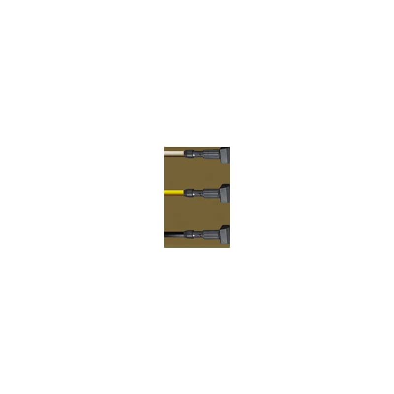 Handle 54X1.13 IN Natural Black Wood Plastic 1/Each