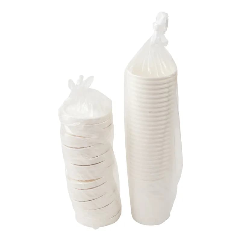Hot Food Container Base & Lid Combo 32 OZ White 250 Count/Pack 1 Packs/Case 250 Count/Case