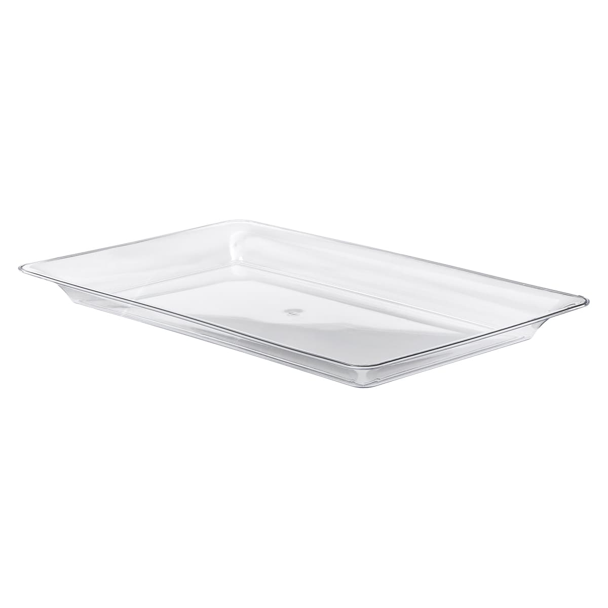 Victoria Bay Serving Tray 12X18 IN Plastic Clear Rectangle 20/Case