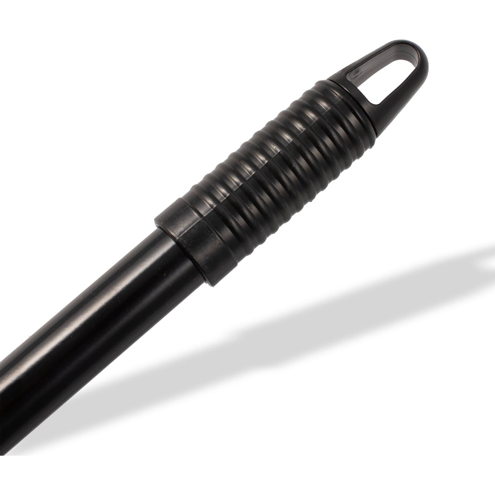 Broom Handle 0.94X60 IN Black Powder Coated Metal Heavy Duty 1/Each