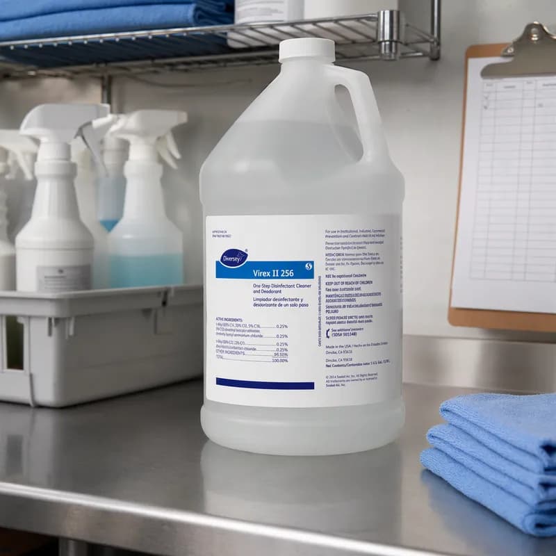 Virex® II 256 One-Step Disinfectant Cleaner and Deodorant 5 Product Label 1/Each