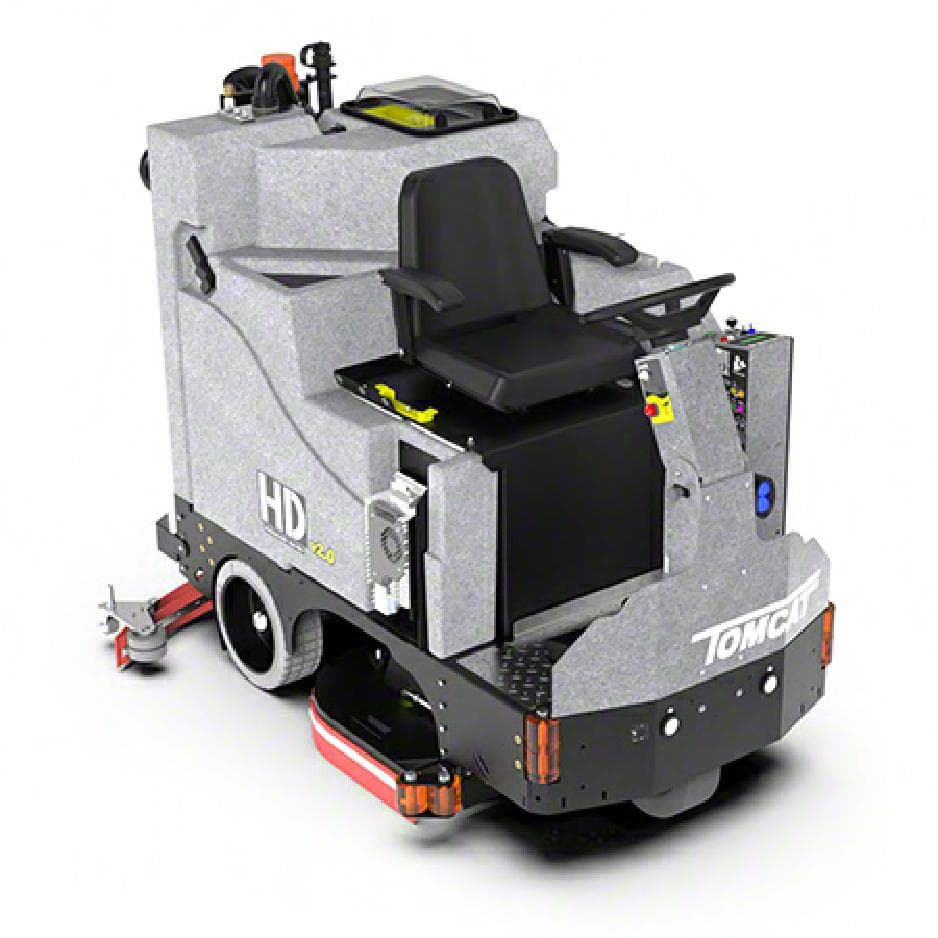 Tomcat® Rider Scrubber 65 GAL 40IN Gray Powder Coated Steel 3 HP Dual Disk 315 Ah Wet Battery 1/Each