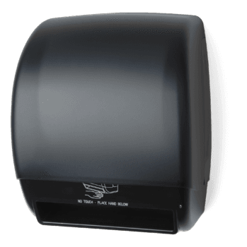 Paper Towel Dispenser 9.25X11.5X15 IN Black Electronic Universal 1/Each