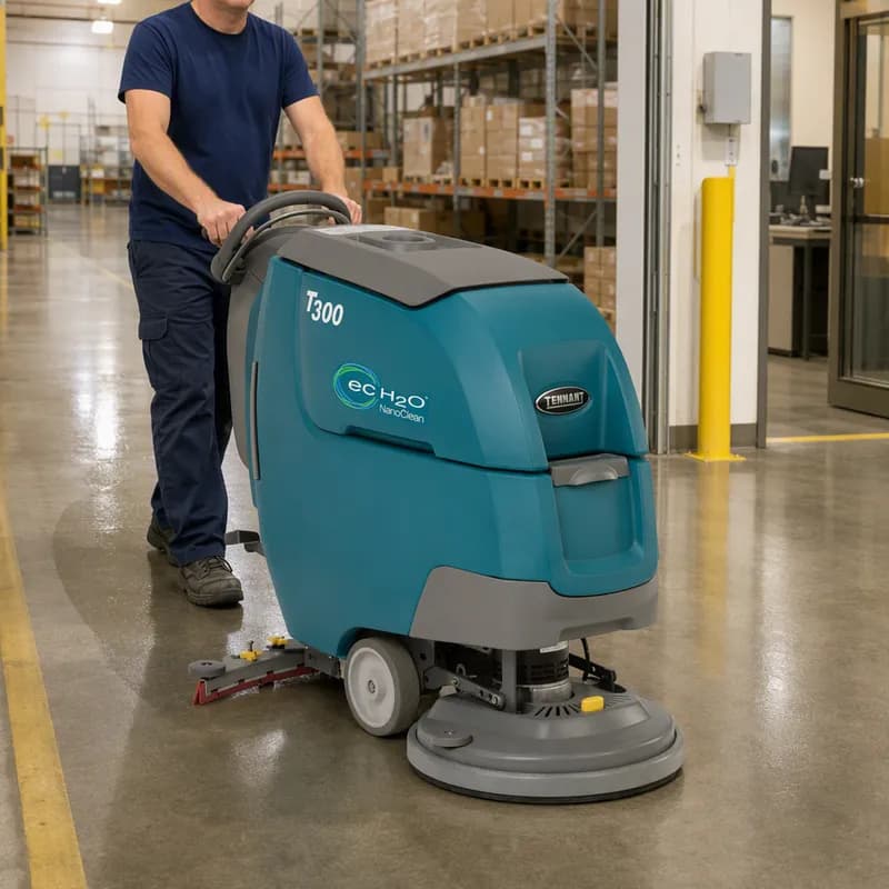 Floor Scrubber 11 GAL 20IN Battery Walk Behind 1/Each