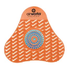 AirWorks® Urinal Screen & Block Mango Orange Blue 12/Case