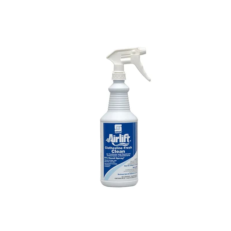 Airlift® Clothesline Fresh® Clean Air Freshener Pleasant Scent Clear RTU 32 OZ With Trigger Sprayer 12/Case