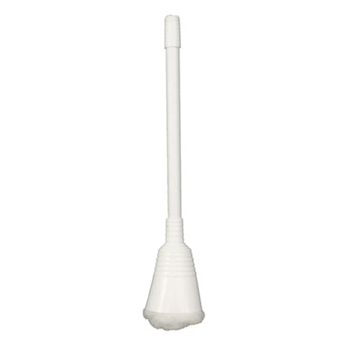 Impact® Toilet Bowl Mop 2.55X2.30X14.10 IN Plastic Polypropylene (PP) White Cone 50/Case