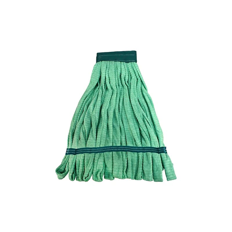 Impact® Tube Mop Large (LG) Green Microfiber Canvas Wide Band Tailband 12/Case