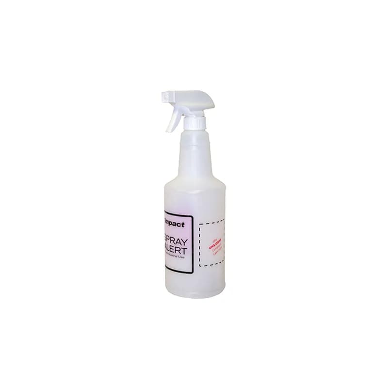 Impact® Spray Alert® Spray Btl & Trigger Spryr 32 OZ HDPE Trans Wht Red Biling Chck-List Embsd Grads 3 Count/Pack 24