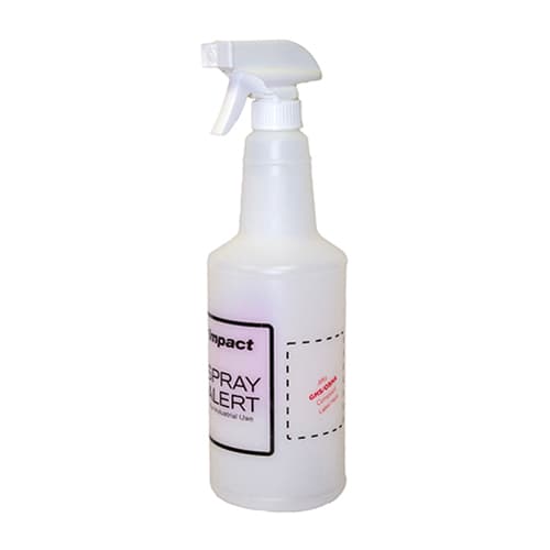 Impact® Spray Alert® Spray Btl & Trigger Spryr 32 OZ HDPE Trans Wht Red Biling Chck-List Embsd Grads 3 Count/Pack 24