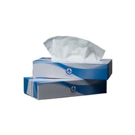 Royalty Facial Tissue 7.87X8.26 IN 2PLY Virgin Paper White 100 Sheets/Pack 30 Packs/Case 3000 Count/Case
