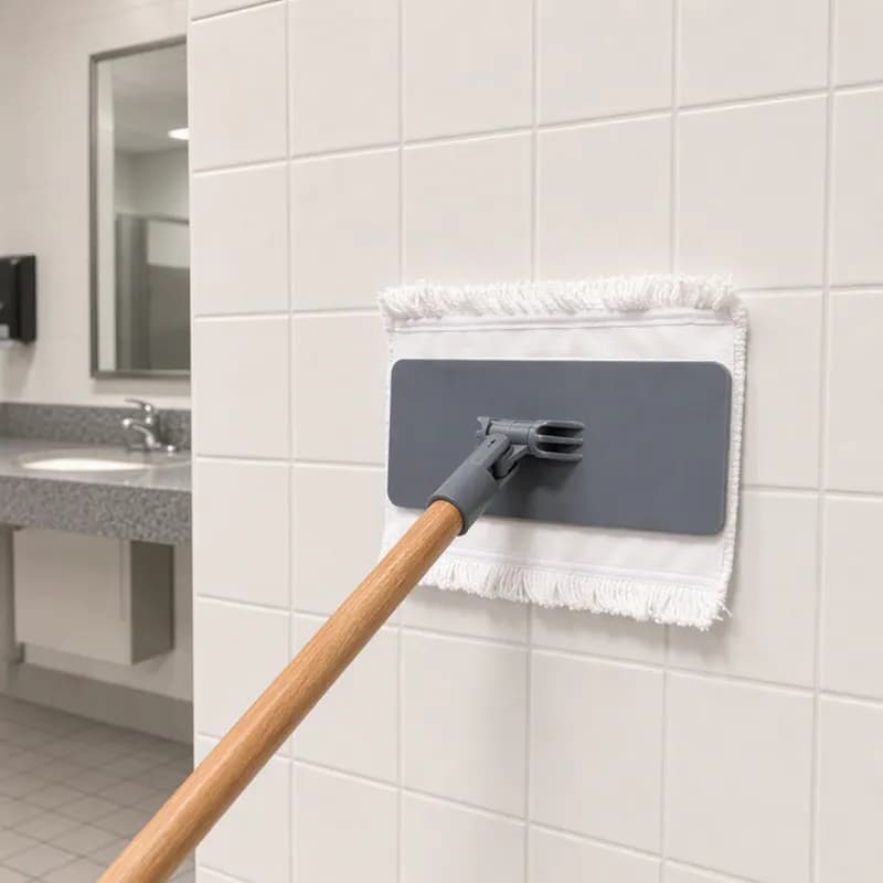 Dust Mop Head 11 IN White Microfiber 12/Case