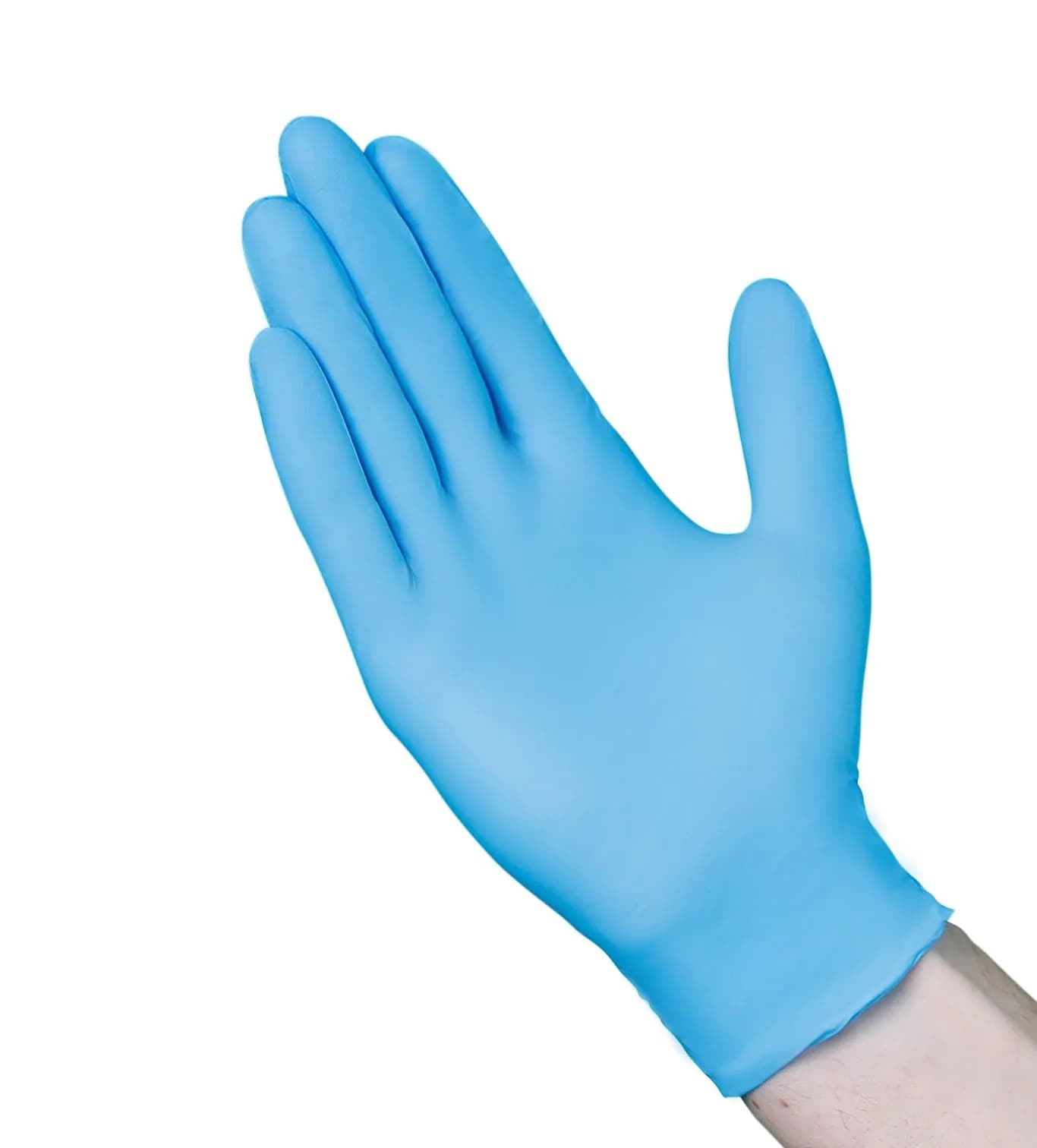 Gloves Medium (MED) Blue 4MIL Nitrile Powder-Free 1000/Case