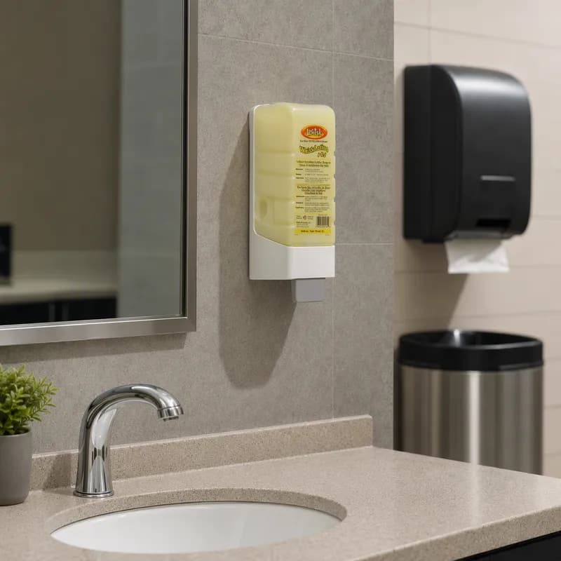 Soap Dispenser White Plastic For Whisk Soap 4 Liter (4000 mL) Bottles 4 Count/Case