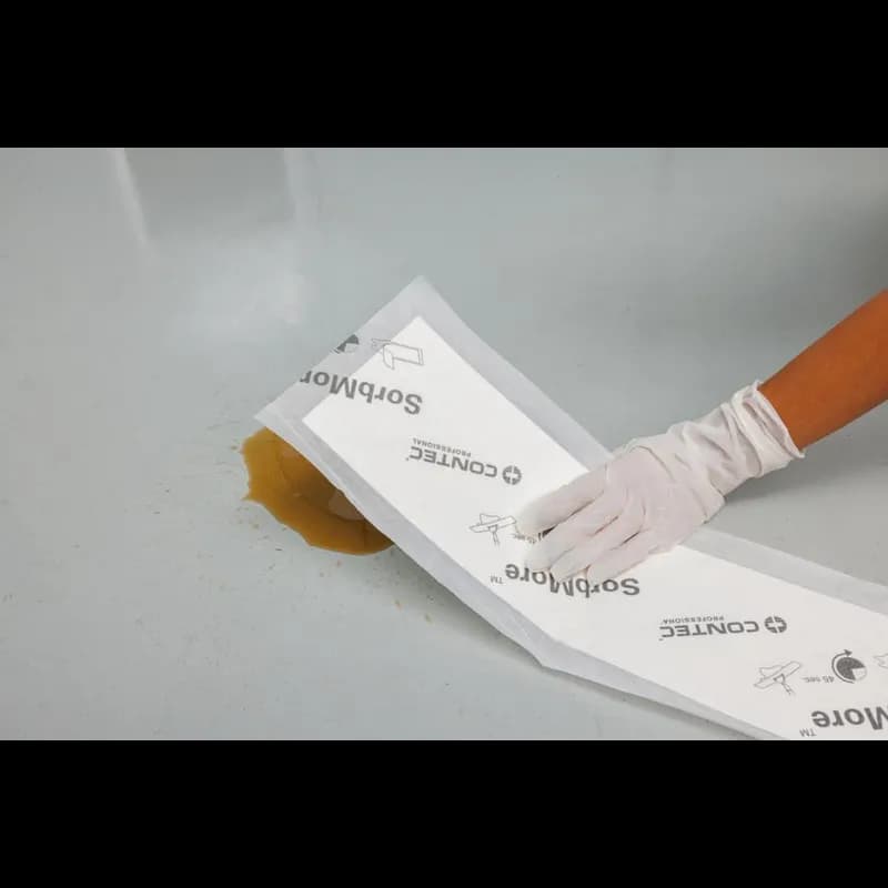 SorbMore Mop Pad 20X7 IN White Super Absorbent 120/Case