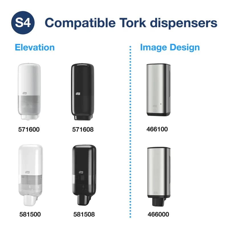 Tork Hair & Body Wash 1 L Perfume White Refill For S4 1 Count/Pack 6 Packs/Case 6 Count/Case