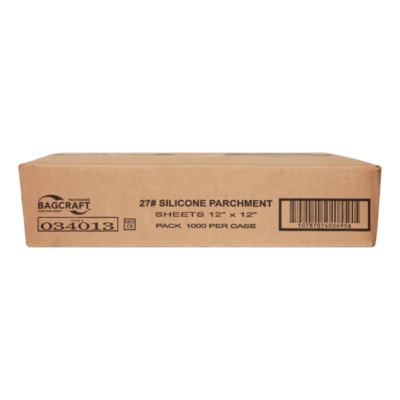Bagcraft® Pizza Baking Pan Liner 12X12 IN Silicone-Lined Paper Parchment 1000/Case