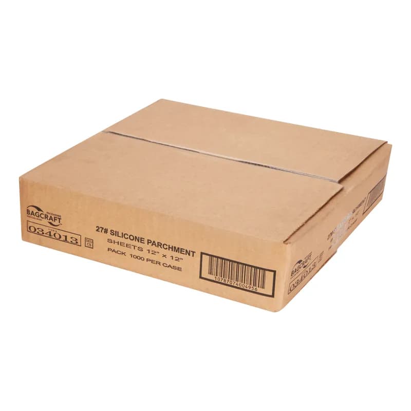 Bagcraft® Pizza Baking Pan Liner 12X12 IN Silicone-Lined Paper Parchment 1000/Case