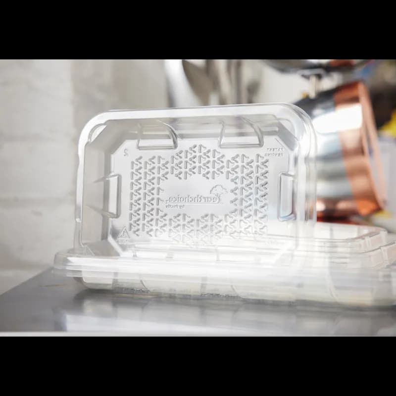 9D Tray 11.94X9.94X1.09 IN RPET Clear 200/Case