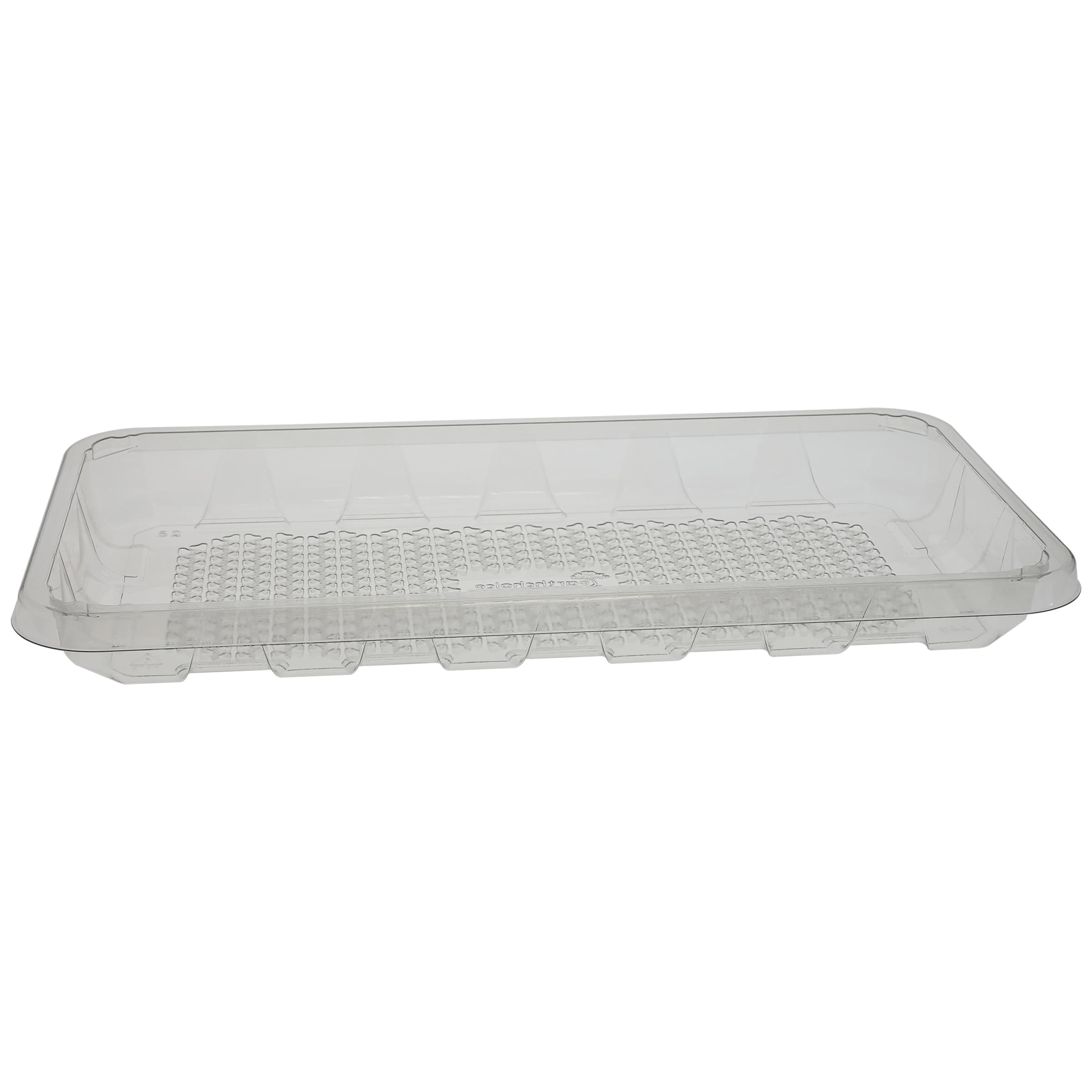 25D Tray 14.7X8.1X1.4 IN RPET Clear 180/Case
