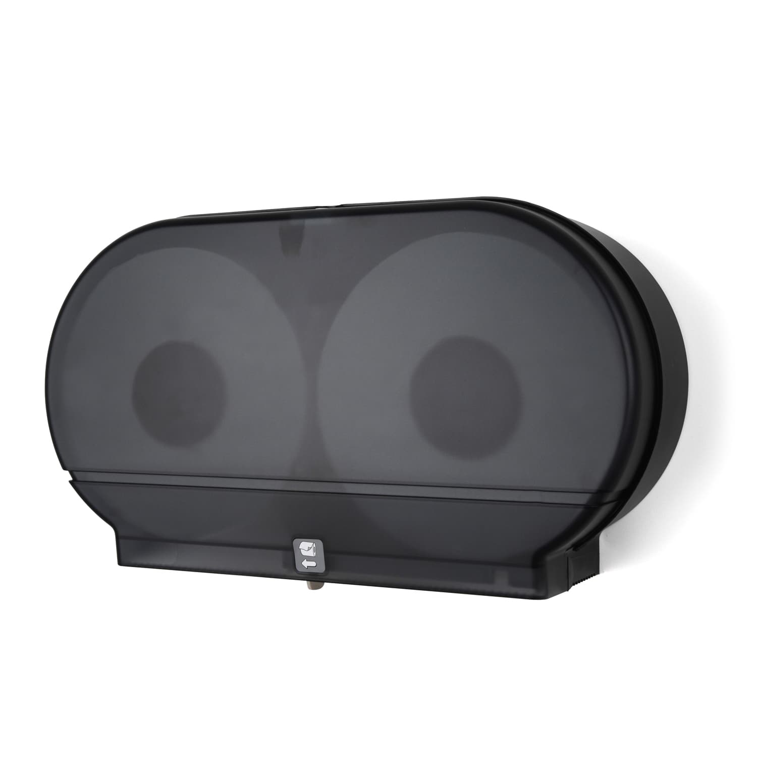 Toilet Paper Dispenser Black Translucent Jumbo (JRT) Twin 1/Each