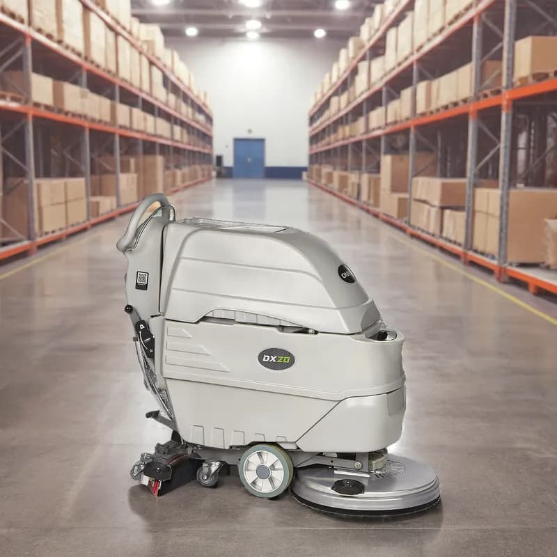 Floor Scrubber 20IN Pad Assist USB Battery Brush Head 1/Each