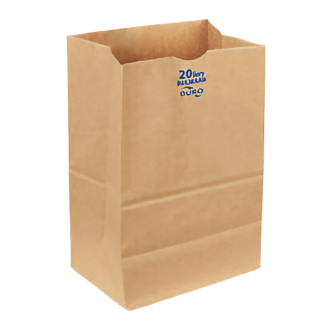 Victoria Bay Bag 20 LB Paper 57# Extra Heavy Kraft Squat 400/Bundle