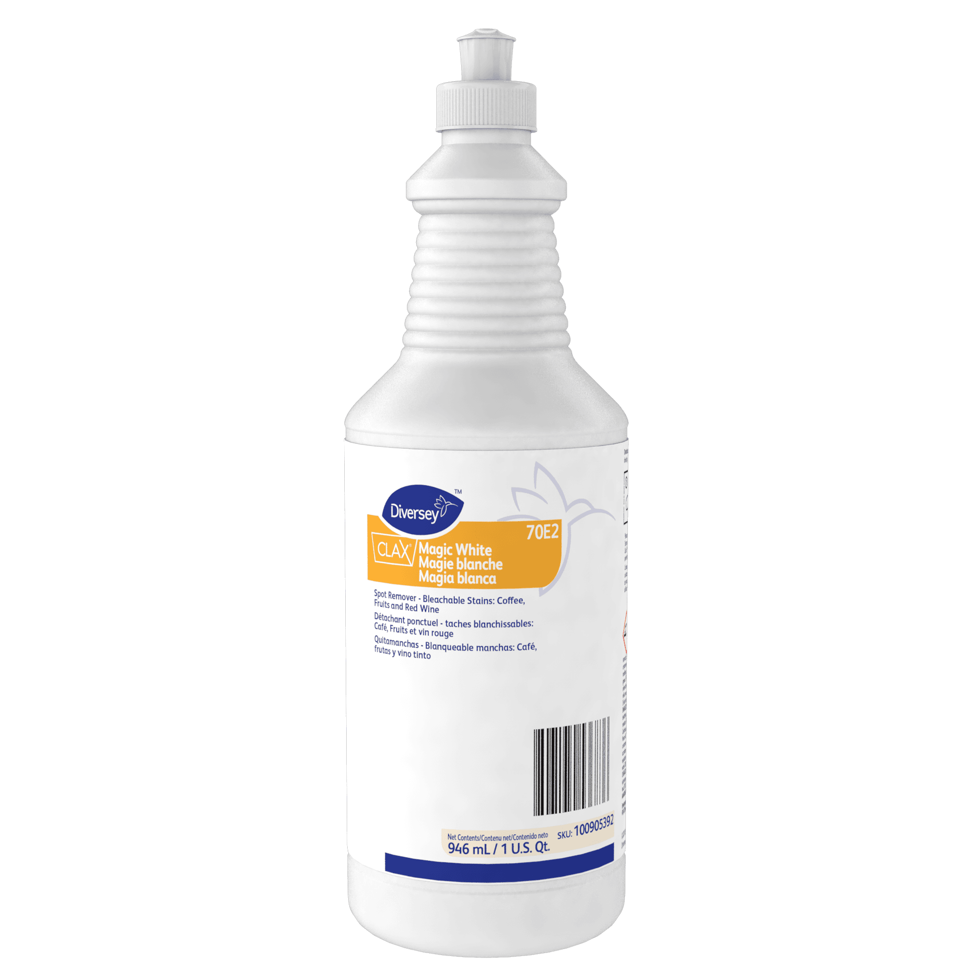 Clax® Magic White Reclaim Whiteness Enhancer Laundry Stain Remover 32 OZ Liquid RTU 6/Case