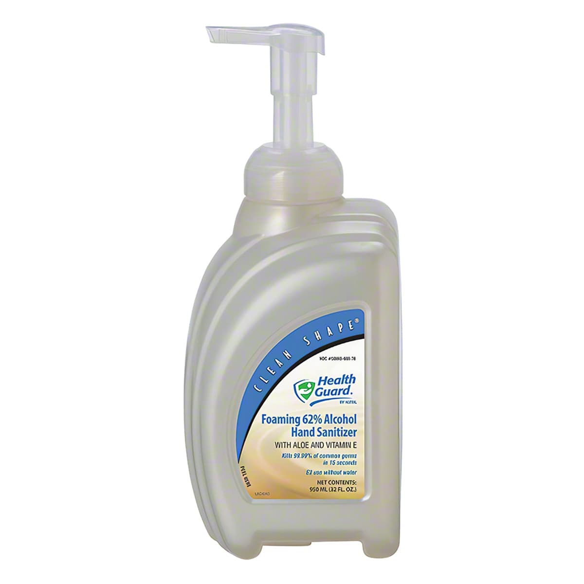 Health Guard® Hand Sanitizer Foam 950 mL Fragrance Free 62% Ethyl Alcohol 8/Case