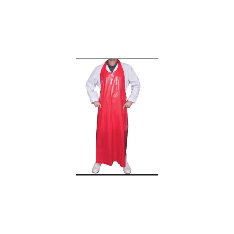 Apron Red 8MIL Vinyl 1/Each