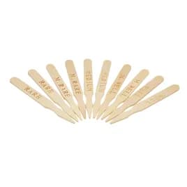Medium Steak Marker Wood 500 Count/Pack 10 Packs/Case 5000 Count/Case