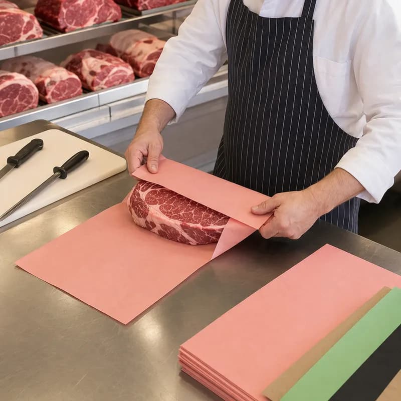 Steak & Butcher Paper Sheets 7.5X29 IN 75LB Pink 500/Case