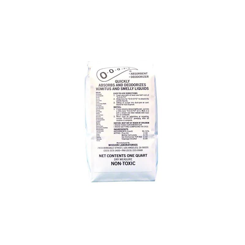 Ooops Vomit Clean Sweep Absorbent 12 OZ Non Toxic 24/Case