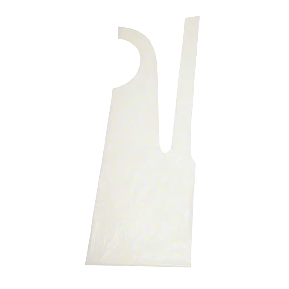 Apron 24X42 IN White LDPE Disposable 100/Box