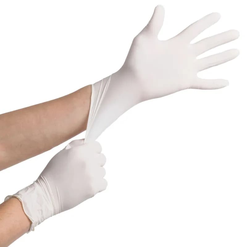 Gloves Medium (MED) Latex Powder-Free 100 Count/Pack 10 Packs/Case 1000 Count/Case