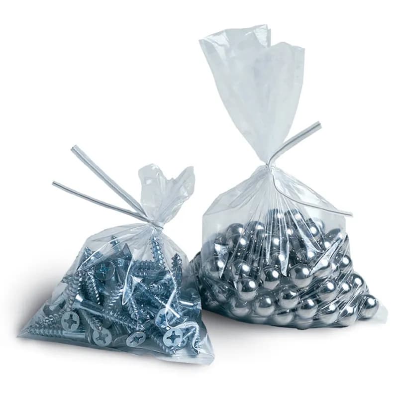 Bag 5X5 IN Low-Density Polyethylene (LDPE) 1.5MIL Clear With Open Ended Closure Flat 3000/Case