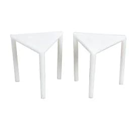 Pizza Saver & Box Stack PP White Triangle 1000/Case