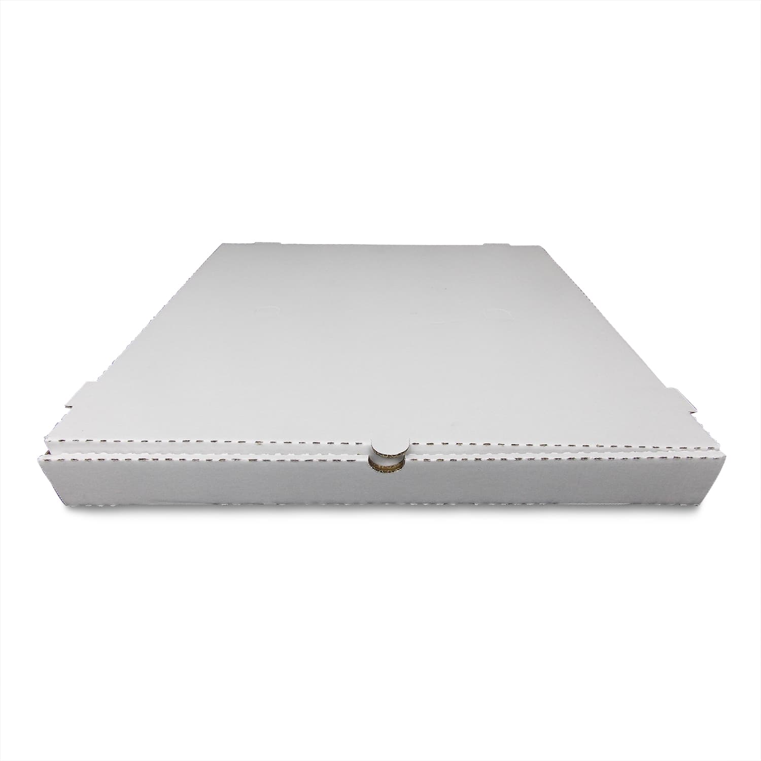 Pizza Box 20X20X1.88 IN Corrugated Cardboard White Kraft Plain B-Flute 25/Case