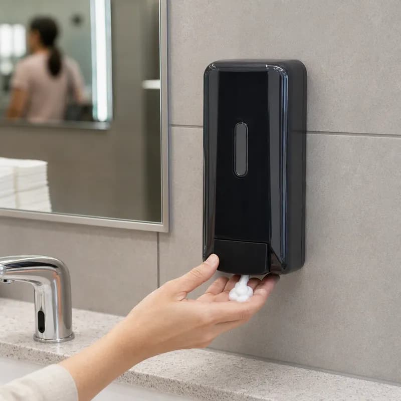 Hand Soap Dispenser Foam 1000 mL 10.6X5X4.75 IN Smoke Manual 1/Each
