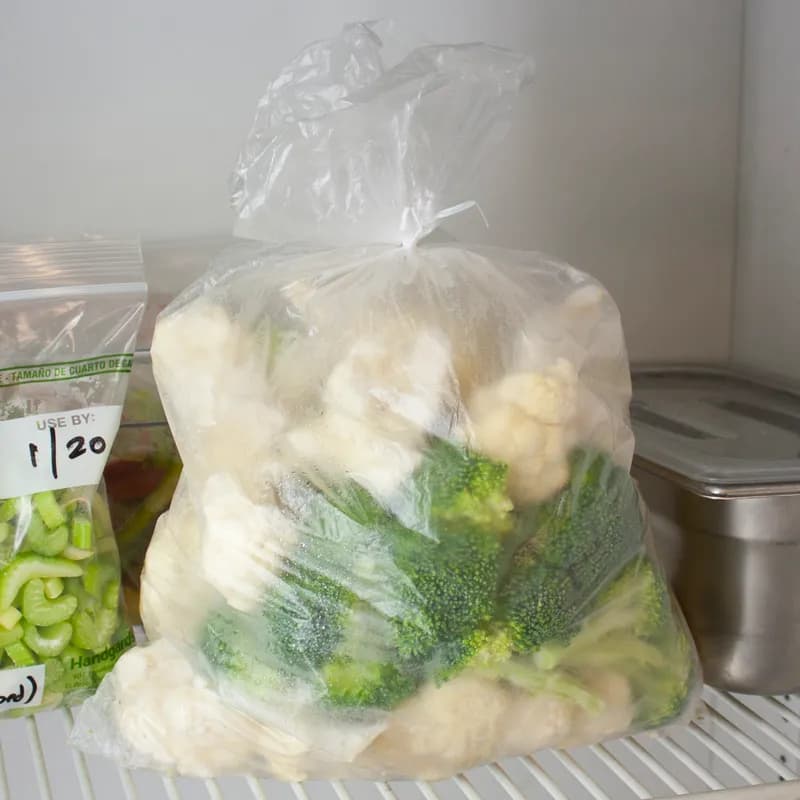 Tuffgards® Freezer Bag Roll 12X18 IN 6 QT PE Clear 1000/Case