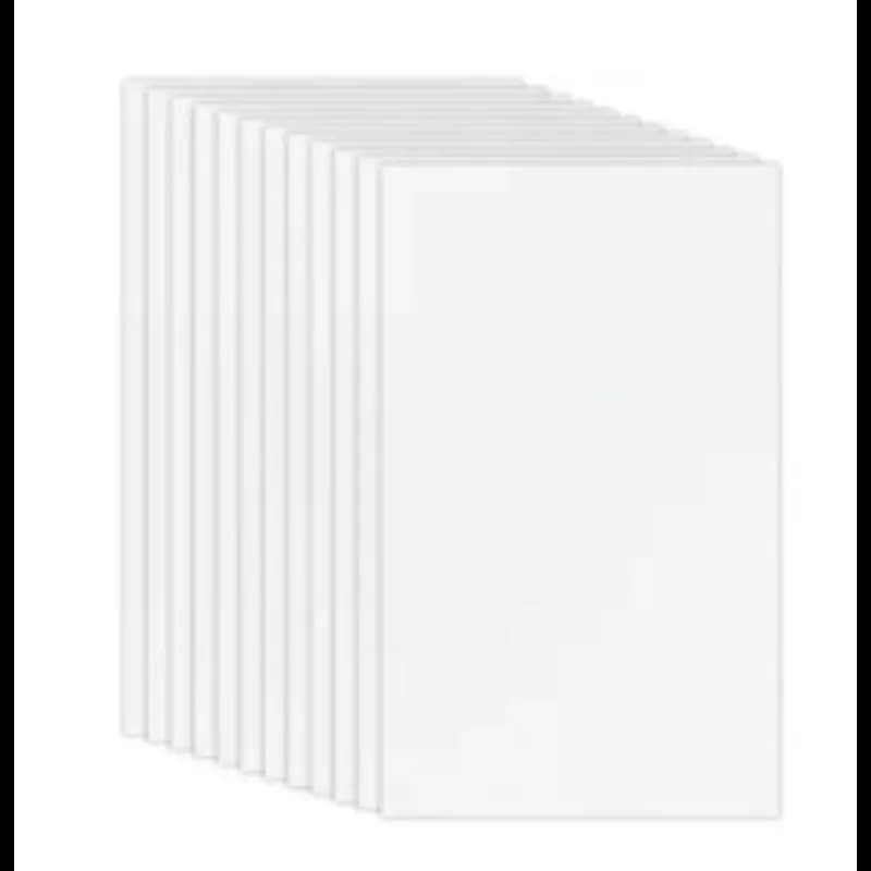 Notepad 6X4 IN White Glued Join Unruled 12/Pack