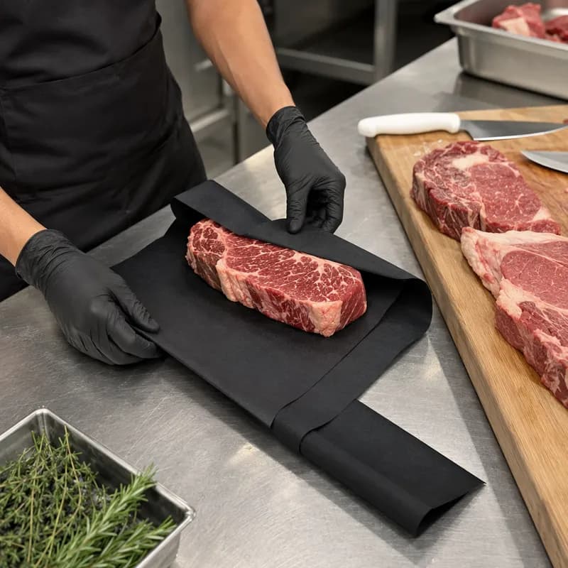 Steak & Butcher Paper Sheets 6X30 IN Black 950/Case