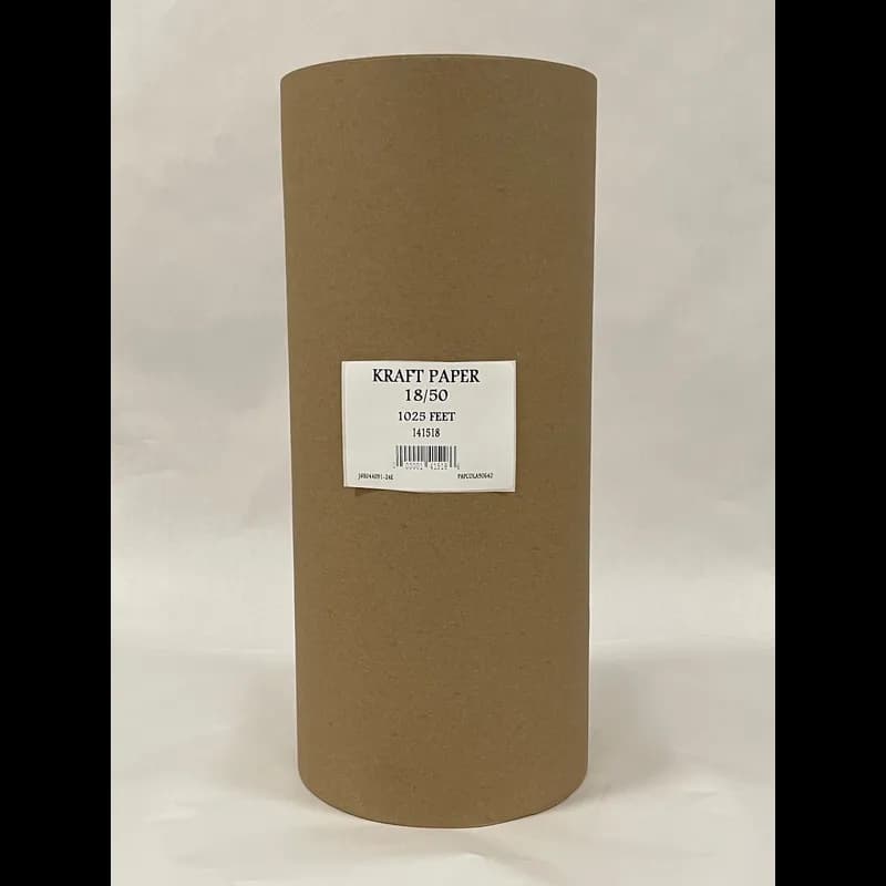 18IN X1025FT Paper 50LB Kraft 1/Roll
