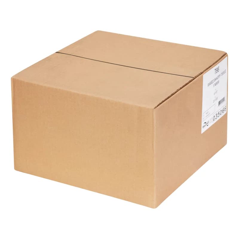 Bagcraft® BakeryWax Sheet 6X6 IN Dry Wax Paper Economy White Flat Pack 1000 Sheets/Pack 20 Packs/Case 20000 Sheets/Case