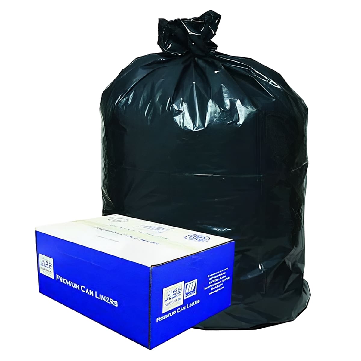 Liner 40X46 IN 1.4 mL Black 1.4MIL 100 Count/Pack 1 Packs/Case